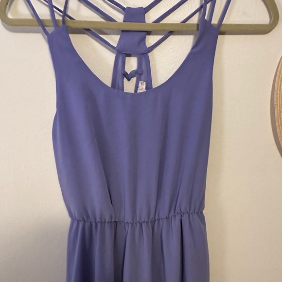 High low dress in lilac - Picture 4 of 4